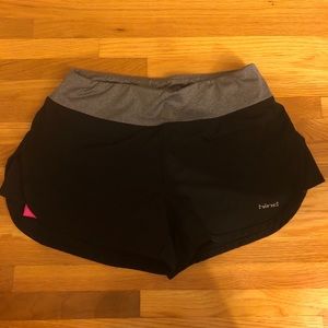 Athletic black shorts